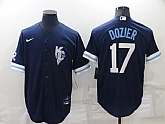 Royals 17 Hunter Dozier Navy Nike 2022 City Connect Cool Base Jersey,baseball caps,new era cap wholesale,wholesale hats